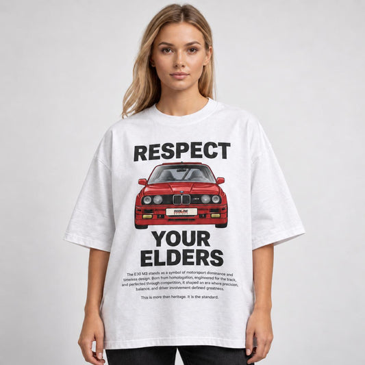 Respect Elders BMW E30 Oversized Tee