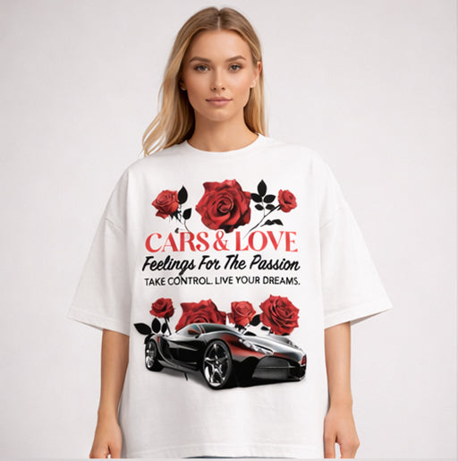 Cars & Love Oversized Tee